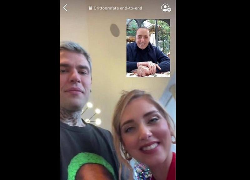 Ambrogino d’Oro, la videochiamata di Berlusconi ai “Ferragnez” Ambrogino d’Oro, la videochiamata di Berlusconi ai “Ferragnez”