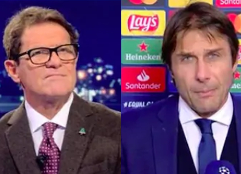 Inter fallimento, addio Champions. Antonio Conte vs arbitri. E con Capello… Inter fallimento, addio Champions. Antonio Conte vs arbitri. E con Capello…