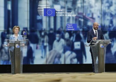 Piano Ue, c’è l’intesa fra i 27 leader su bilancio e Recovery Fund