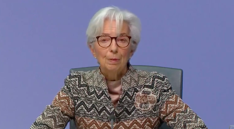 Galleria foto 'Bce, Lagarde ricarica il bazooka: Pepp a 1.850 mld fino a marzo 2022' - foto 1