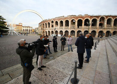 Melegatti alla Christmas Run Verona ed è sempre più accanto agli italiani