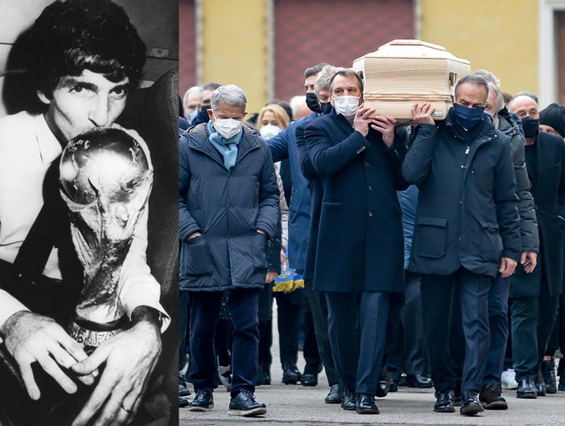 Galleria foto 'Paolo Rossi: lo struggente addio degli Eroi di Spagna 1982 al mitico Pablito' - foto 1