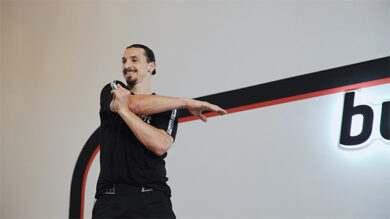 Ibrahimovic, backstage dell’allenamento su Buddyfit