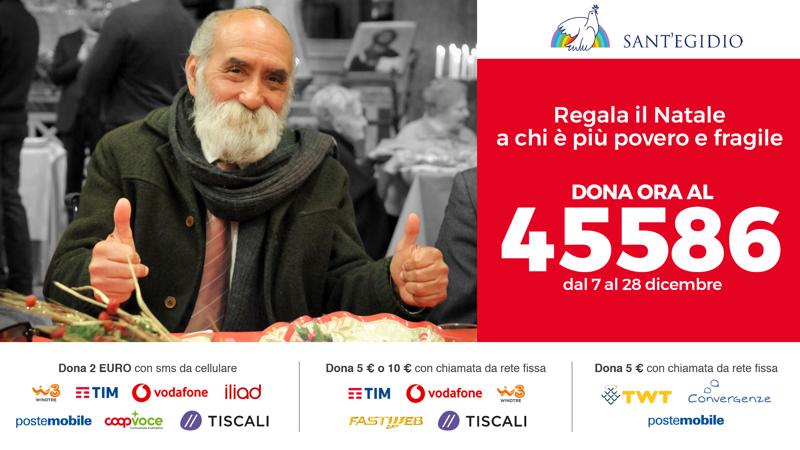 Comunità di Sant’Egidio: fino al 28 la campagna “Sarà un Natale diverso” Comunità di Sant’Egidio: fino al 28 la campagna “Sarà un Natale diverso”