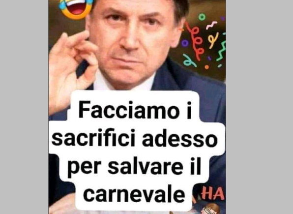 Coronavirus, ora Conte vuole salvare… il Carnevale. L’ironia del web Coronavirus, ora Conte vuole salvare… il Carnevale. L’ironia del web