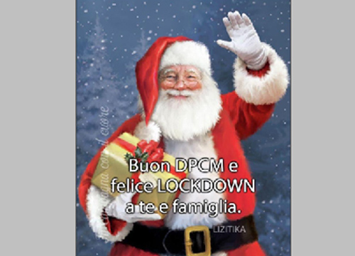 Coronavirus, ‘Buon Dpcm a te e famiglia”. Ironia del web in versione natalizia