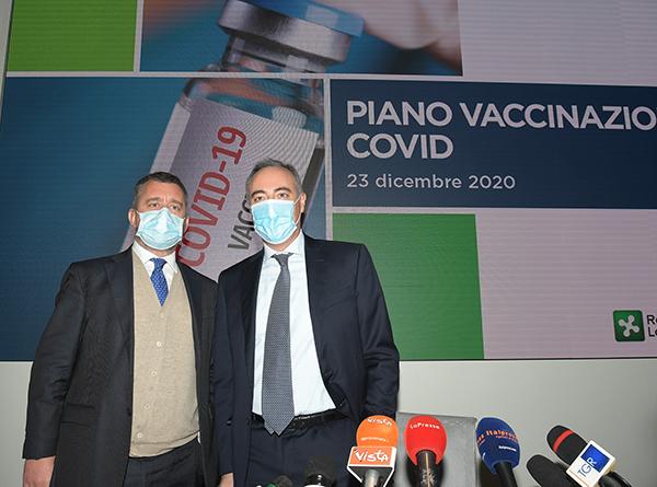 COVID -19 V- Day presentato il programma di vaccinazione da Regione Lombardia COVID -19 V- Day presentato il programma di vaccinazione da Regione Lombardia