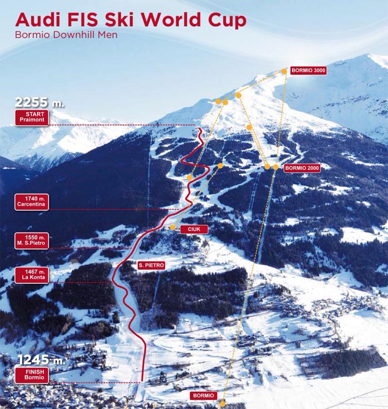 Sci, Coppa del Mondo: Bormio protagonista aspettando le Olimpiadi Sci, Coppa del Mondo: Bormio protagonista aspettando le Olimpiadi