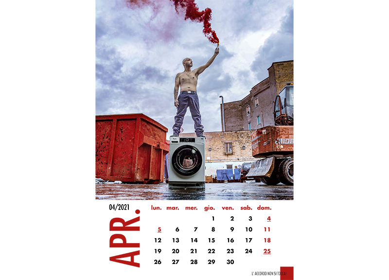 Whirlpool, “Sulla mia pelle”: il calendario che ripercorre venti mesi di lotta Whirlpool, “Sulla mia pelle”: il calendario che ripercorre venti mesi di lotta