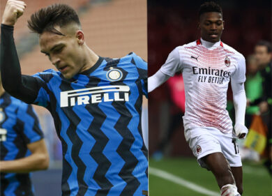 Leao-Lautaro: le ‘spalle’ di Ibrahimovic e Lukaku lanciano Milan e Inter