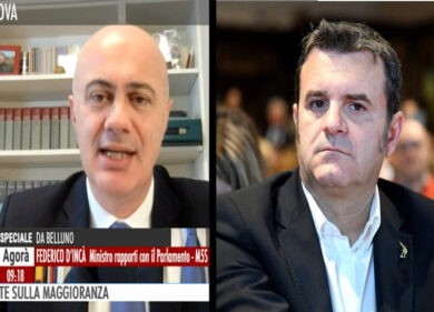 Ministro D’Incà:‘Italia ha vinto il virus’. Centinaio:‘E’ capace d’intendere?’