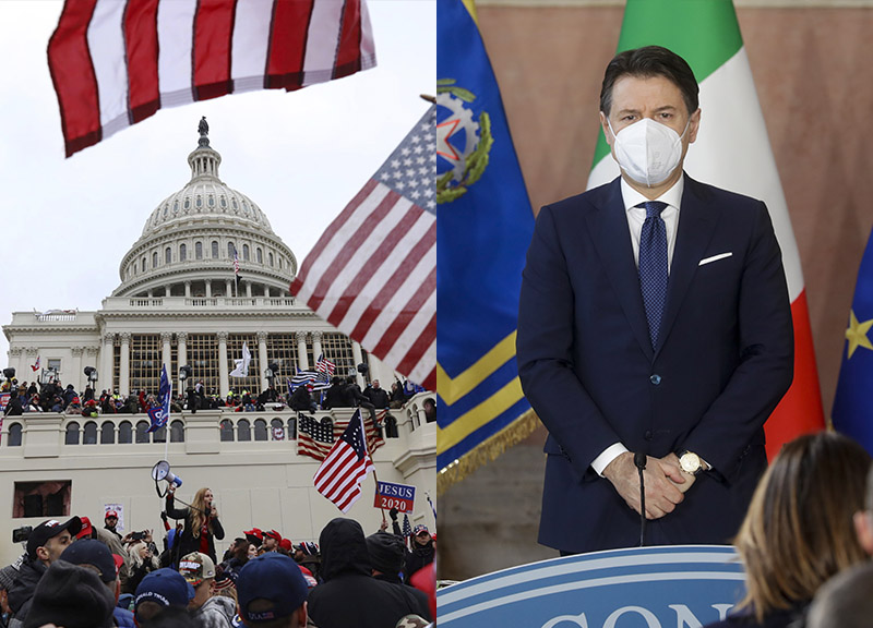 Trump rafforza il governo Conte. Così l’assalto Usa allontana la crisi Trump rafforza il governo Conte. Così l’assalto Usa allontana la crisi