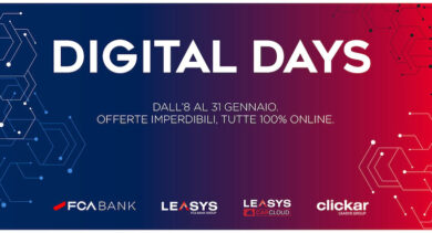 FCA Bank e Leasys lanciano i “Digital days”