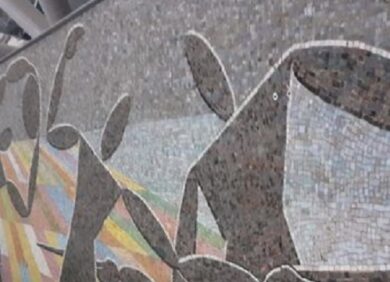 Allianz Cloud, torna il mosaico originale restaurato