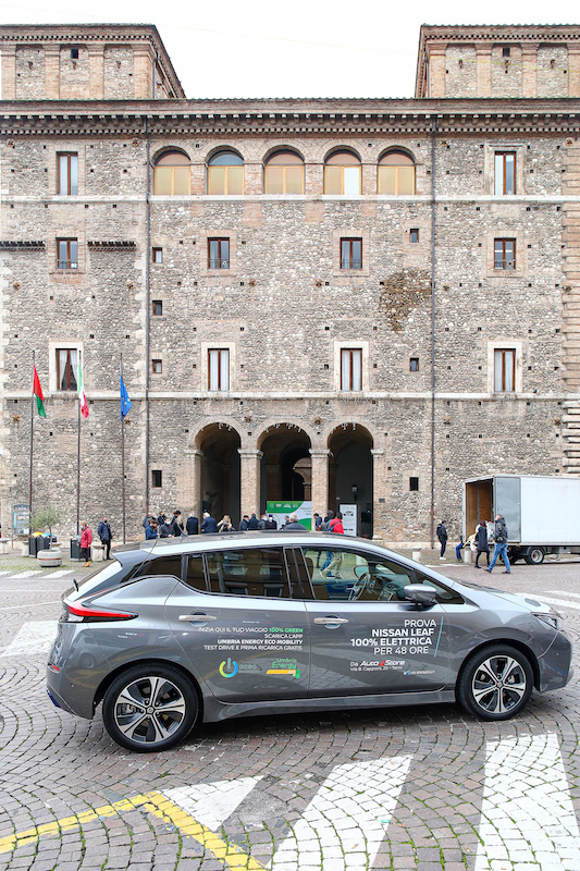 Nissan avvia la partnership con Umbria Energy