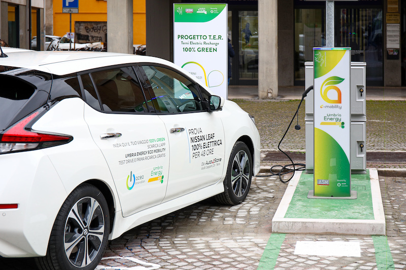 Nissan avvia la partnership con Umbria Energy