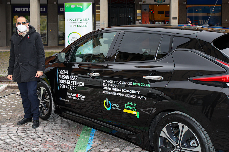 Nissan avvia la partnership con Umbria Energy