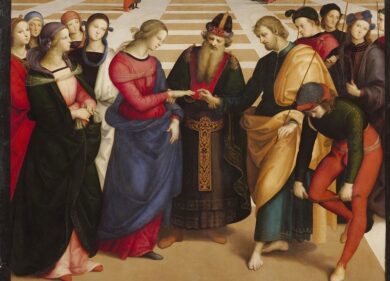 Lo sposalizio della Vergine, la replica hi tech torna a Perugia