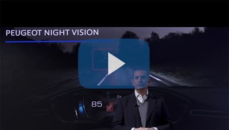 Peugeot Night Vision,alza gli standard di sicurezza nella guida notturna Peugeot Night Vision,alza gli standard di sicurezza nella guida notturna