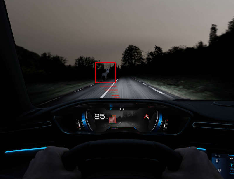 Peugeot Night Vision,alza gli standard di sicurezza nella guida notturna Peugeot Night Vision,alza gli standard di sicurezza nella guida notturna