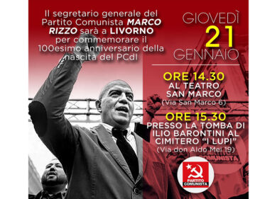“Governo succube di politiche antioperaie. Prepara il cappio per i popoli”