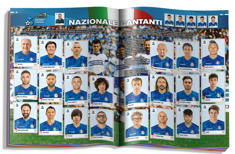 Galleria foto 'Nazionale cantanti compie 40 anni e festeggia con album Panini (che ne fa 60)' - foto 1