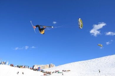 Cortina Snowkite Contest: a marzo la tappa finale con 2 titoli mondiali