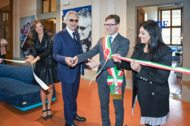 Firenze, Andrea Bocelli Foundation apre la nuova sede dedicata ai giovani