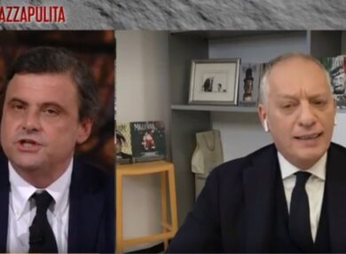 Carlo Calenda-Peter Gomez: scontro durissimo. VIDEO