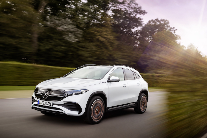 Mercedes entra nel mondo full electric con la EQA
