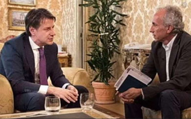 Crisi governo, “Travaglio in lutto”: ironia social sulle dimissioni di Conte