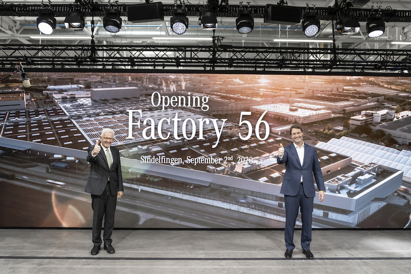 Con Factory 56, Mercedes inaugura lo stabilimento del futuro