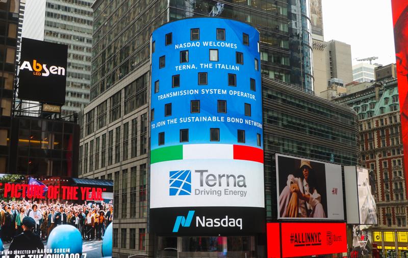 Terna, prima utility italiana ad aderire a Nasdaq Sustainable Bond Network Terna, prima utility italiana ad aderire a Nasdaq Sustainable Bond Network