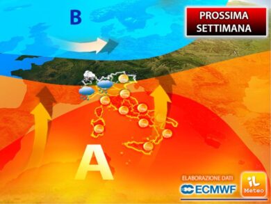 Previsioni meteo, febbraio folle e Italia spaccata: pioggia e gelo al Nord