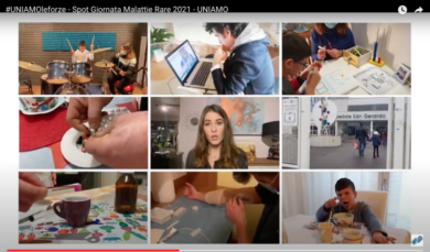 Malattie rare: Diana Del Bufalo protagonista del nuovo spot di UNIAMO
