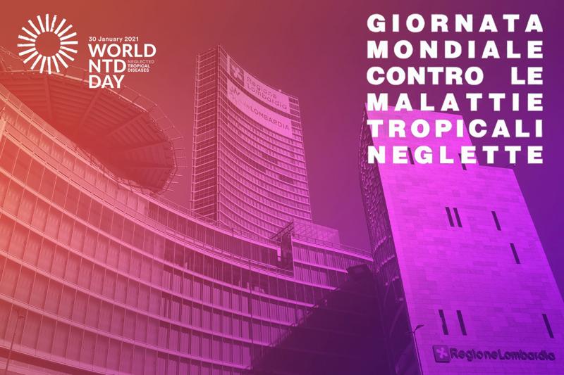 I Palazzi della Regione si illuminano per le malattie tropicali neglette I Palazzi della Regione si illuminano per le malattie tropicali neglette