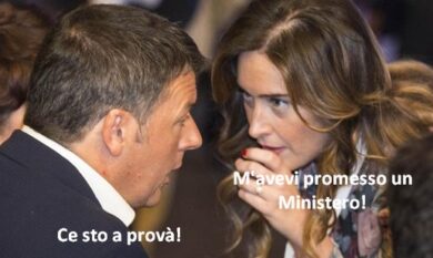Boschi si prende un ministero? Renzi ce sta a provà. IRONIA SOCIAL