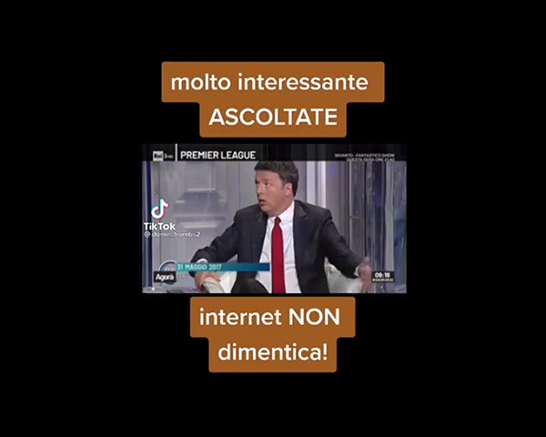 Crisi di governo vissuta con ironia: “Renzi pretende cose”