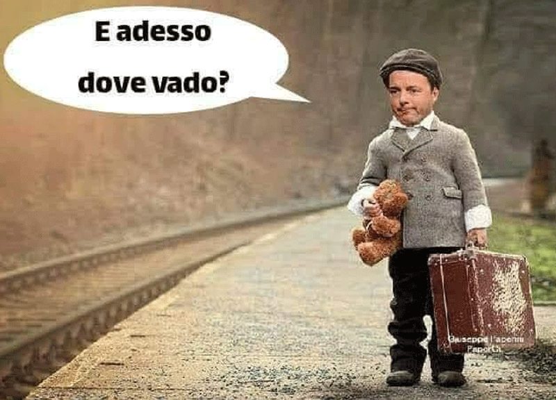 Crisi di governo vissuta con ironia: “Renzi pretende cose”