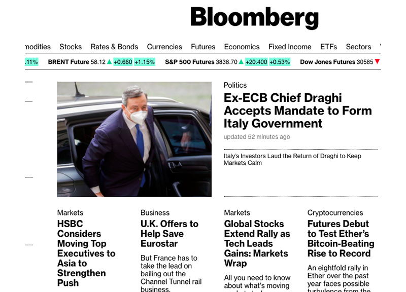 Draghi in prima sui media “ecofin”. Super Mario pronto per la leadership Ue Draghi in prima sui media “ecofin”. Super Mario pronto per la leadership Ue