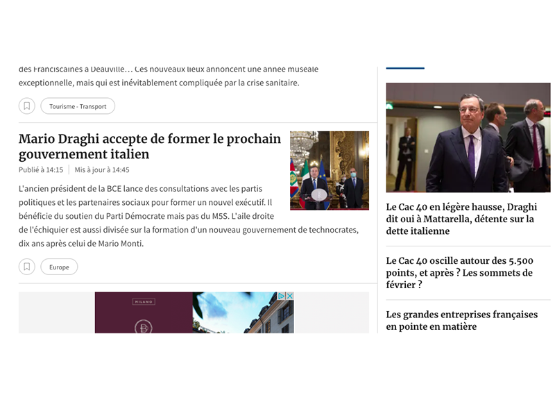 Draghi in prima sui media “ecofin”. Super Mario pronto per la leadership Ue Draghi in prima sui media “ecofin”. Super Mario pronto per la leadership Ue