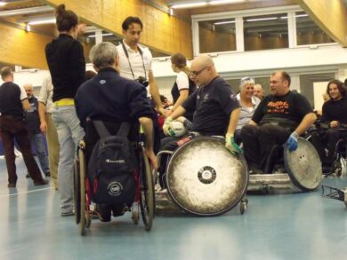 Dieci anni fa lo sport italiano scopriva il Rugby in carrozzina