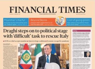 Draghi in prima sui media “ecofin”. Super Mario pronto per la leadership Ue