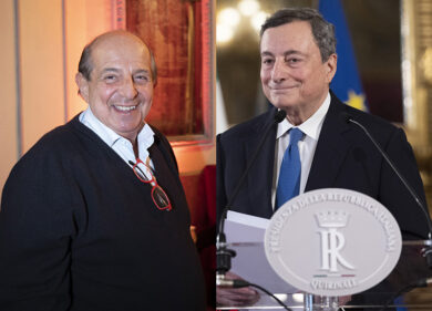 Draghi, Magalli posta le foto dei tempi della scuola. “Il mio timore è che…”