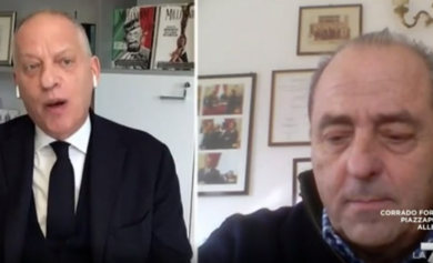 Draghi, Di Pietro: “Perchè non lo volete?”. Furia Gomez: “Non sono Travaglio”