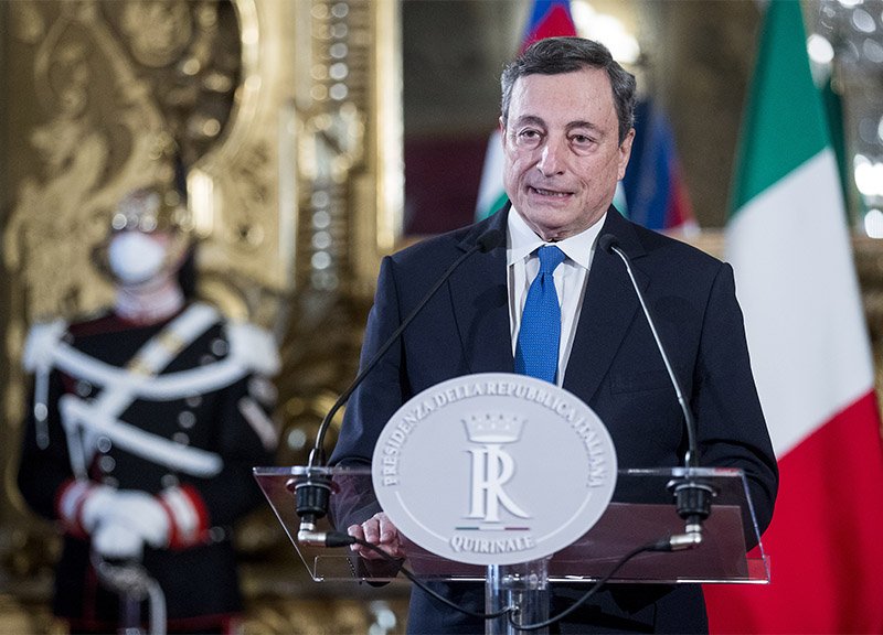 Draghi illustra il suo programma. Rivedere il calendario scolastico Draghi illustra il suo programma. Rivedere il calendario scolastico