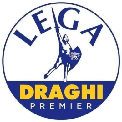 Governo Draghi, la mutazione della Lega è anche nel simbolo. Ironia social