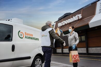 McDonald’s, con Banco Alimentare donati 200 pasti caldi a settimana a Salerno