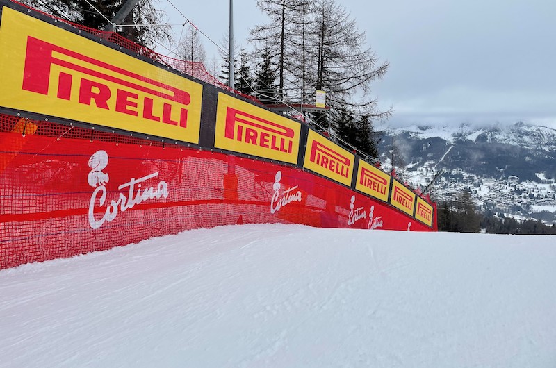 Pirelli Sponsor dei Mondiali di Sci Alpino Cortina 2021 Pirelli Sponsor dei Mondiali di Sci Alpino Cortina 2021