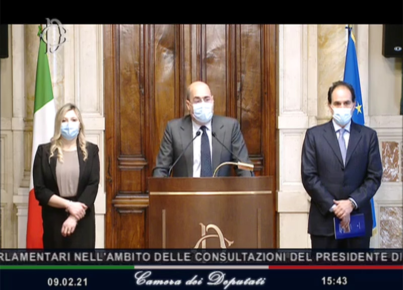 Governo, Zingaretti: molto soddisfatti, progressività fiscale e niente condoni Governo, Zingaretti: molto soddisfatti, progressività fiscale e niente condoni